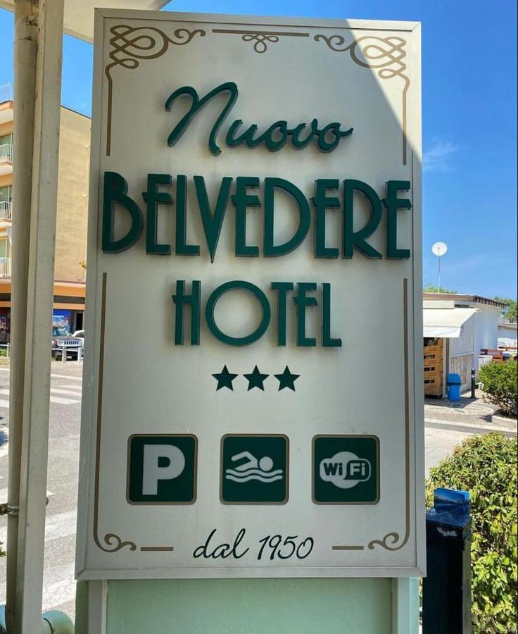 Hotel Nuovo Belvedere Римини Экстерьер фото
